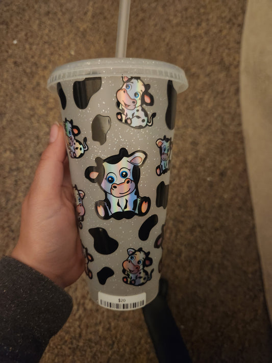 Holo cow cold cup
