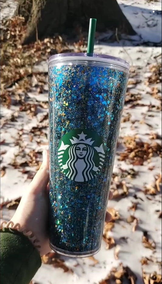 Custom Snow globe Tumbler