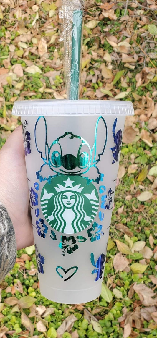 Blue koala starbucks cold cup