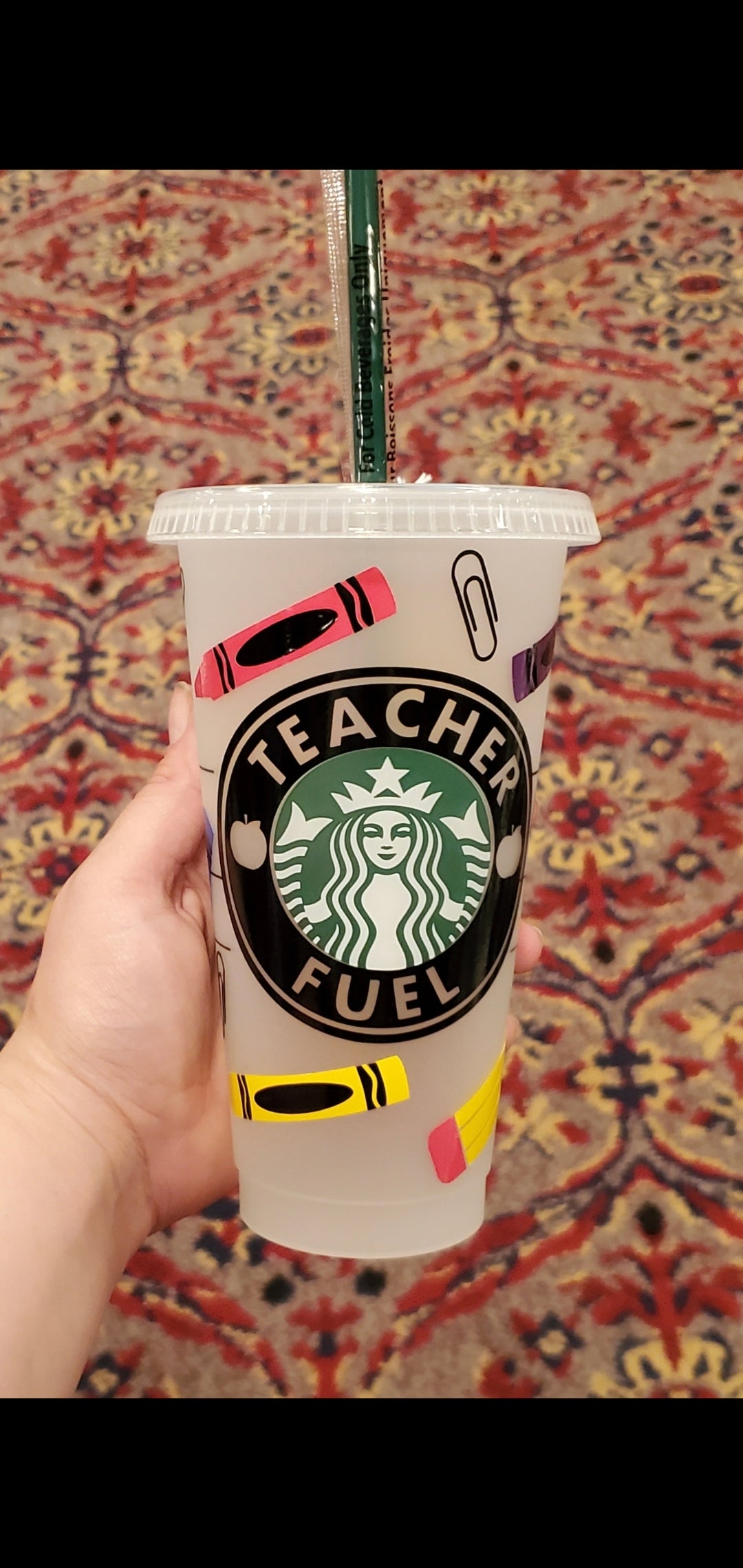 Teacher starbucks cold cup