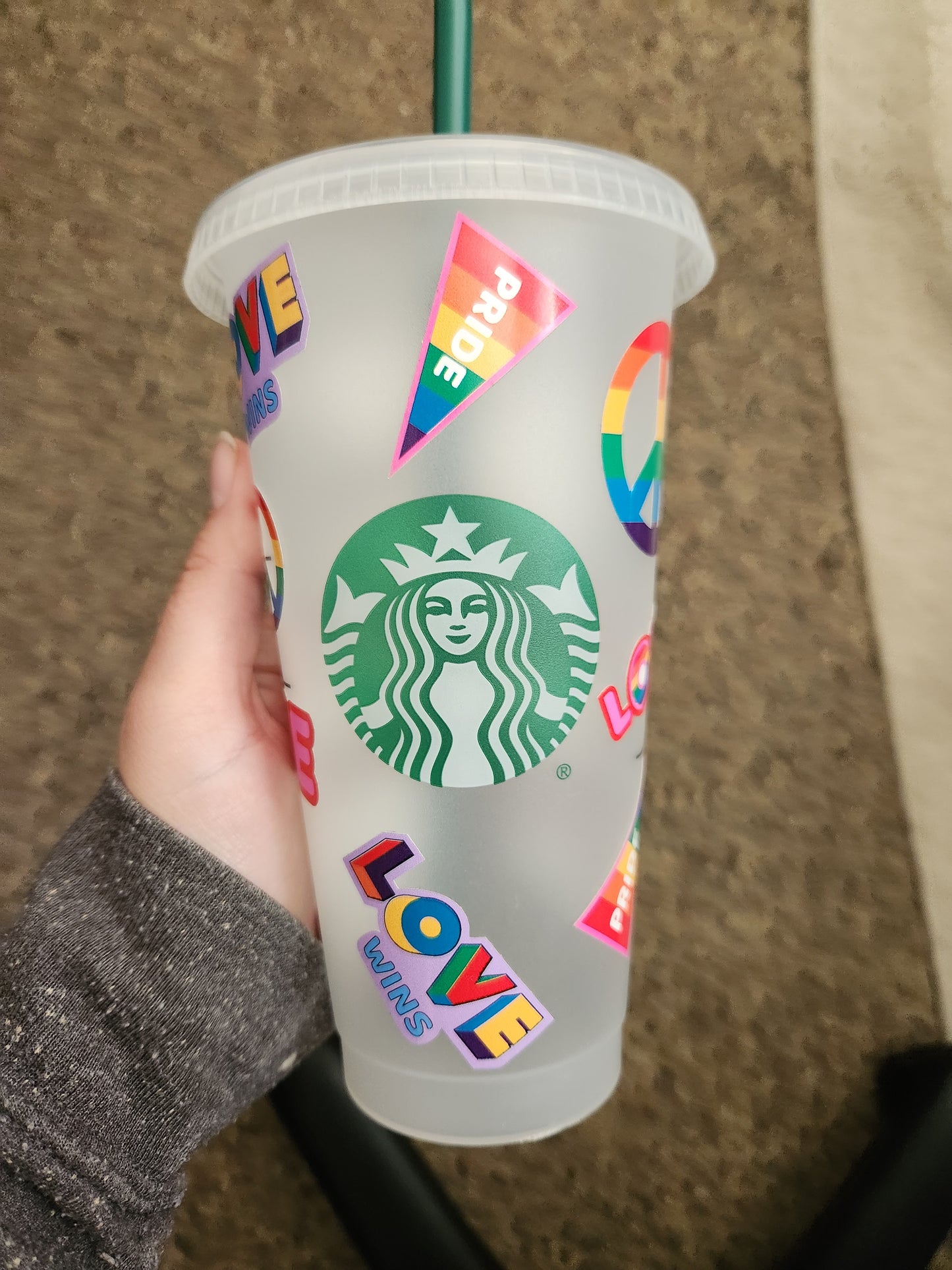 Pride logo cold cup 1