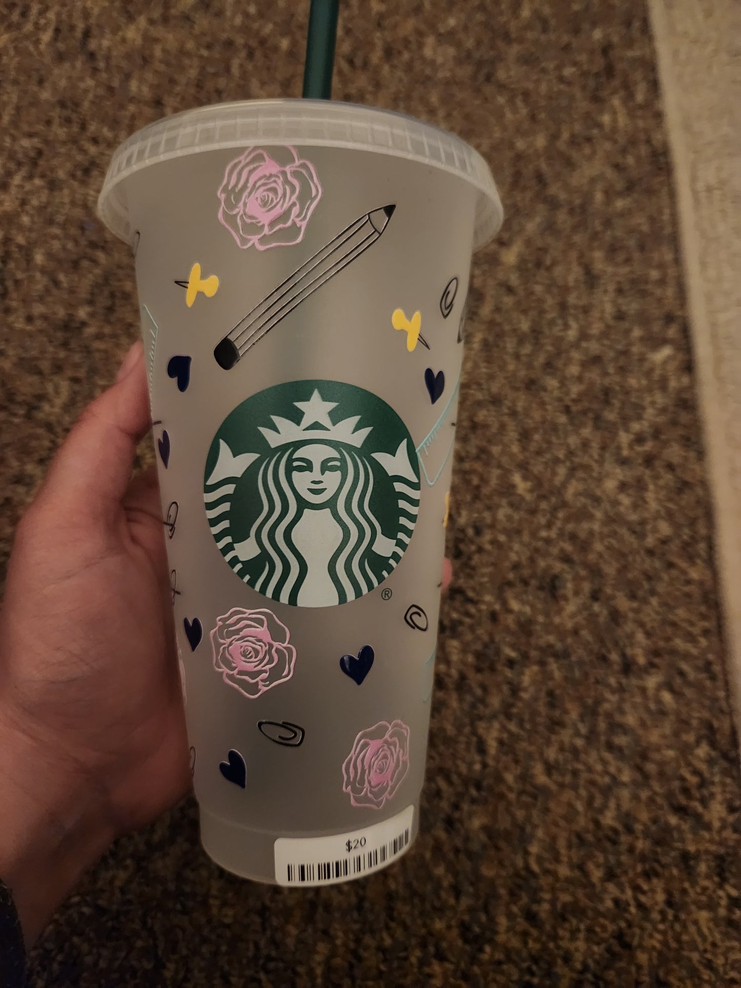 Teacher logo cold cup