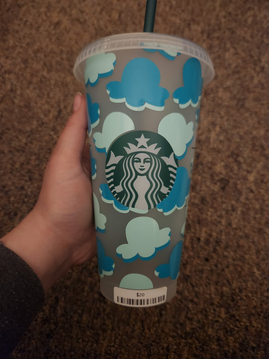 Stuffed logo cold cup