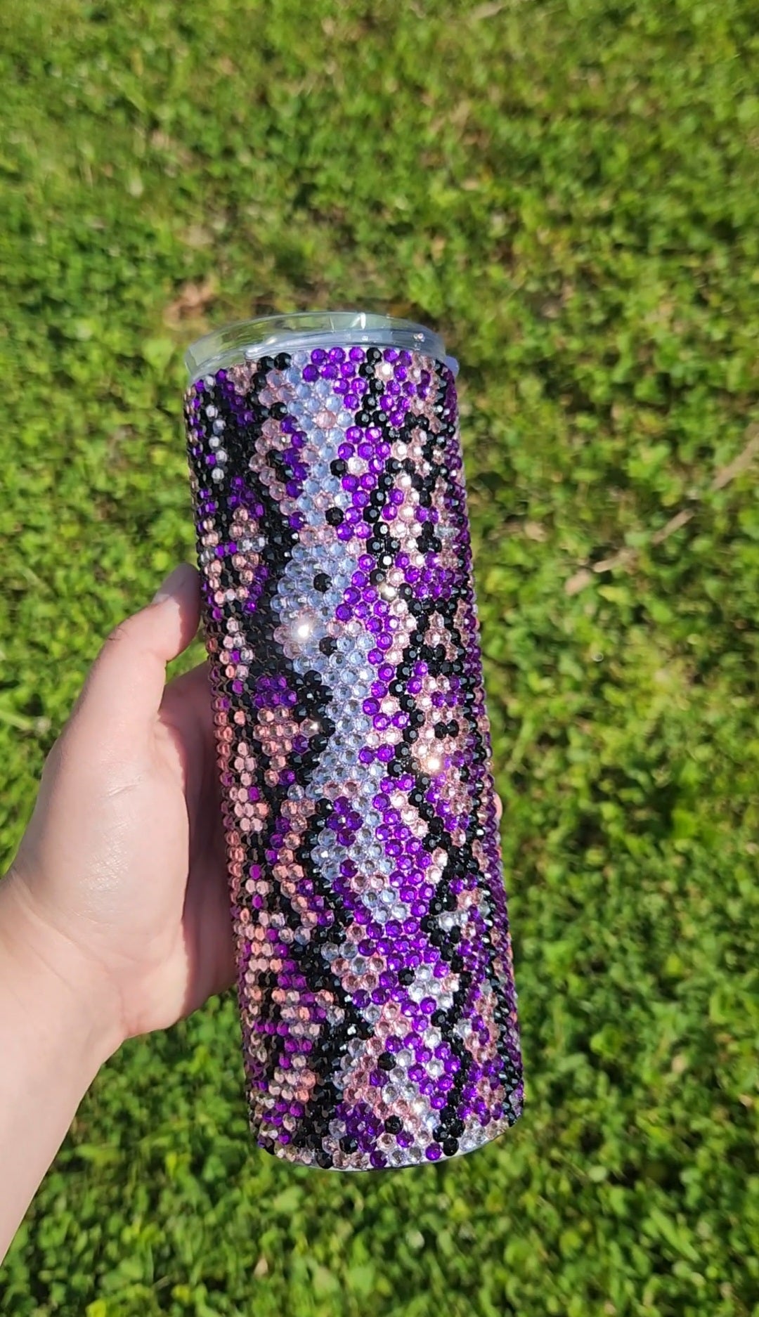 Snake Skin Rhinestone tumbler