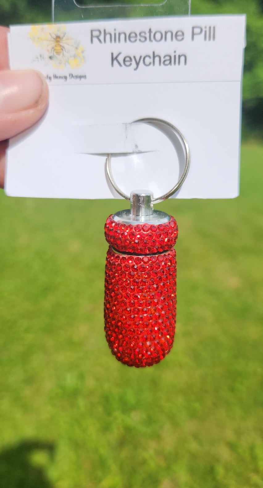 Pill keychain