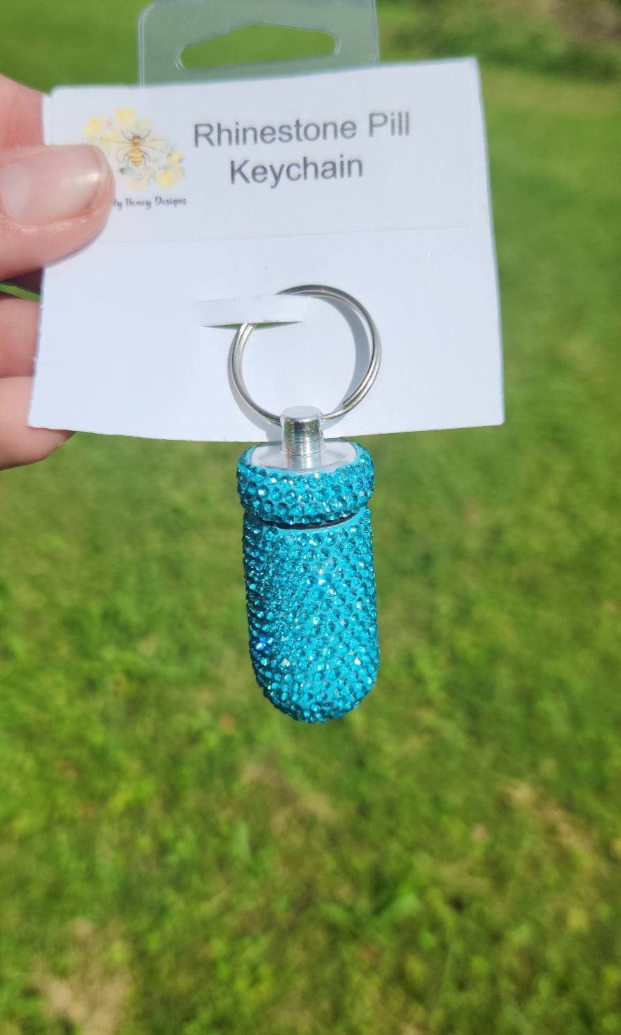 Pill keychain