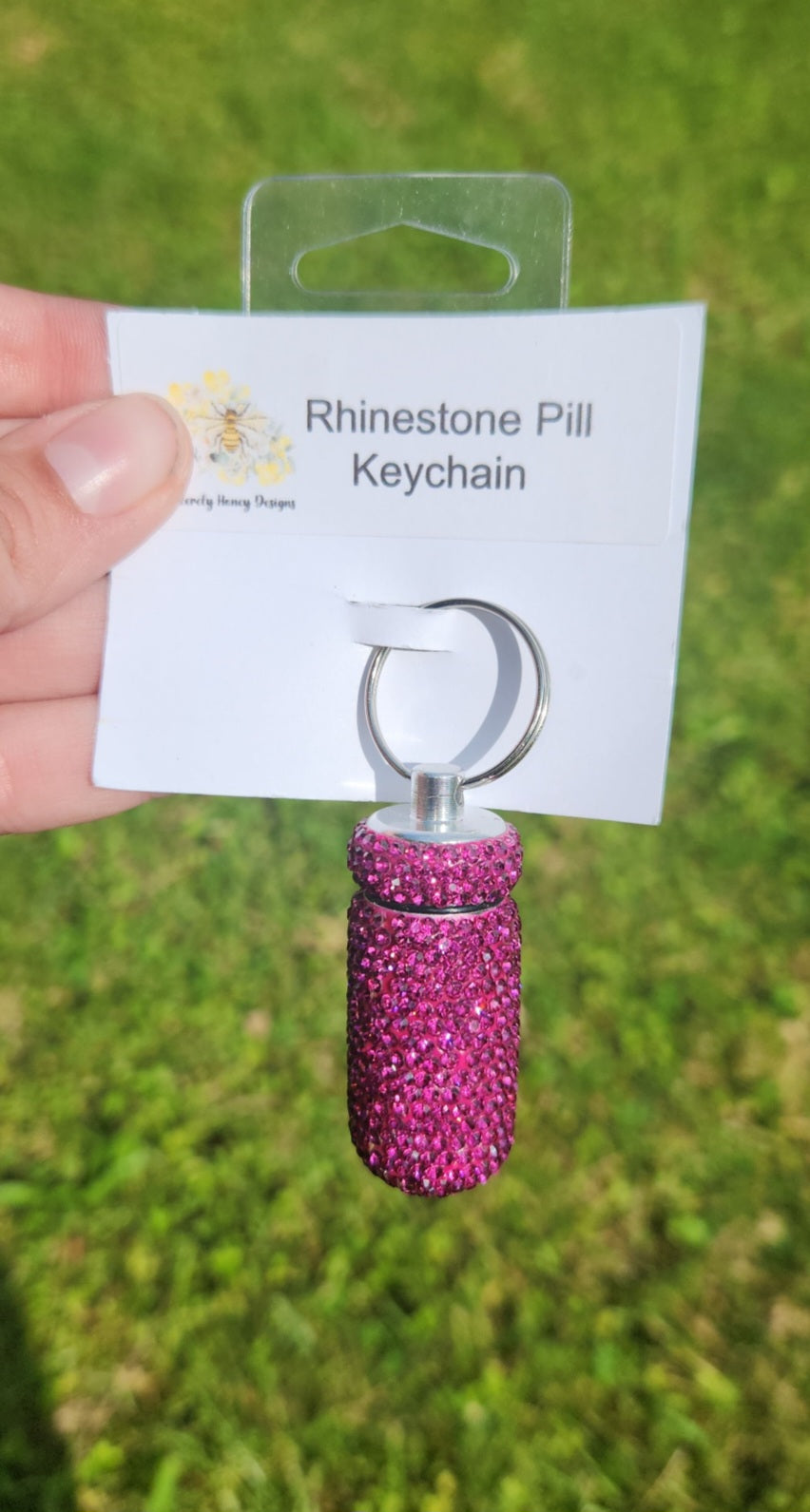 Pill keychain