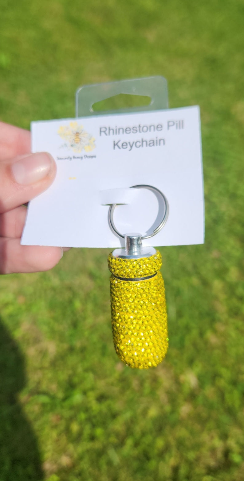 Pill keychain