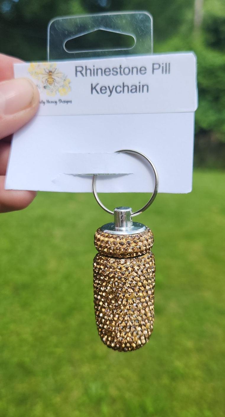 Pill keychain