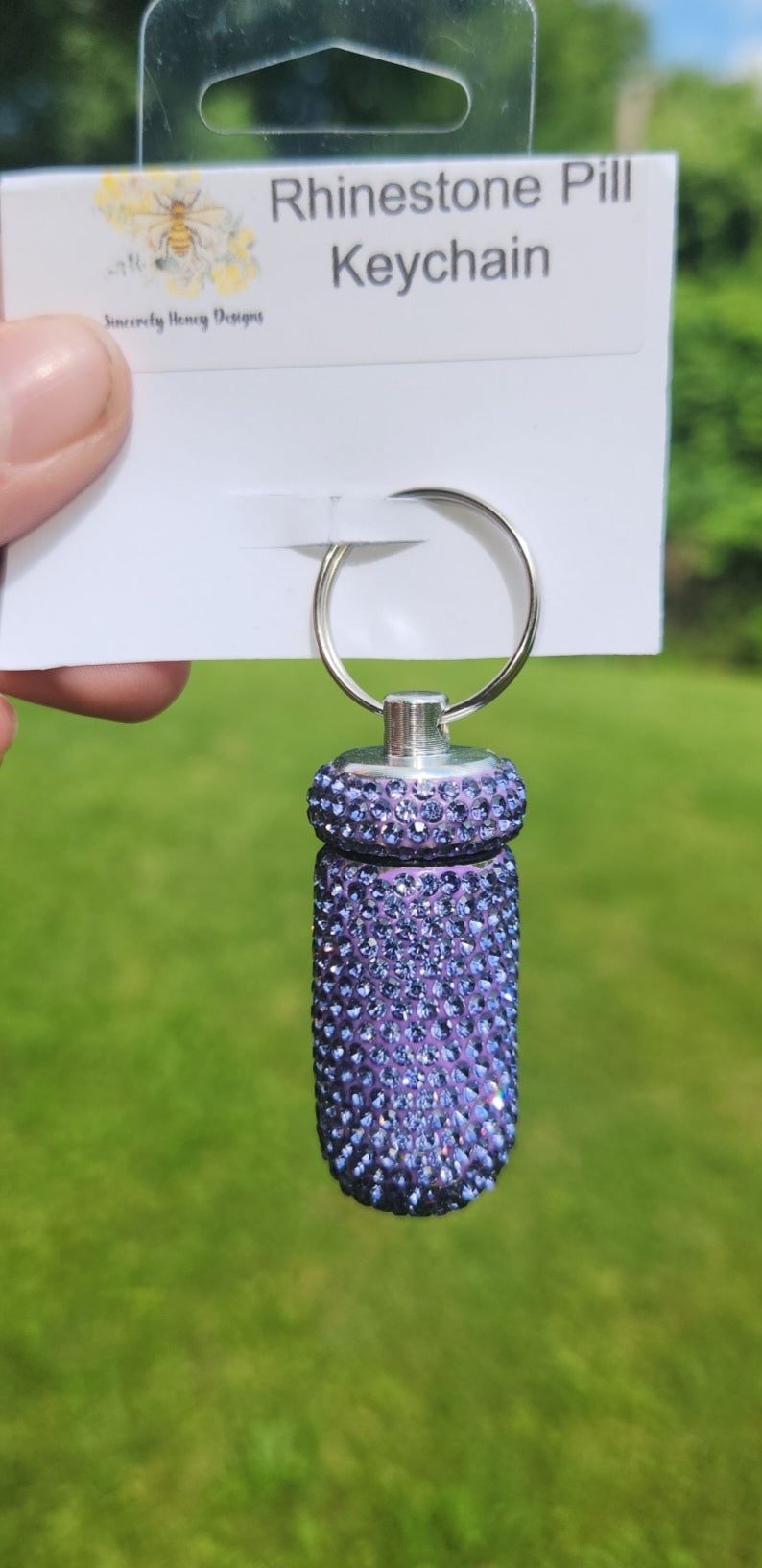 Pill keychain
