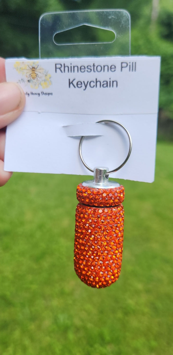Pill keychain