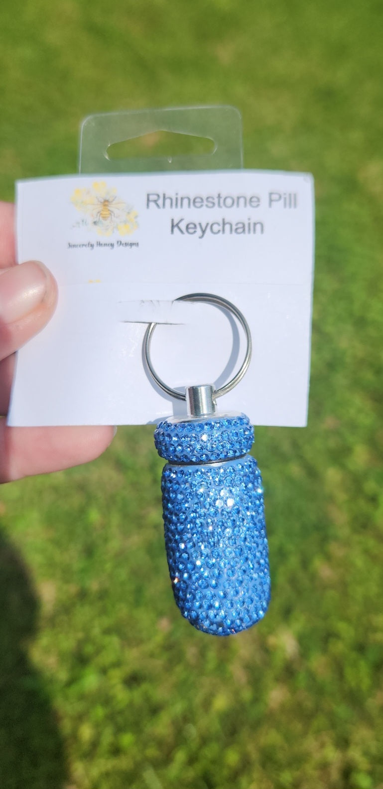 Pill keychain