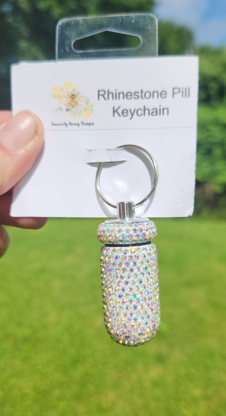 Pill keychain