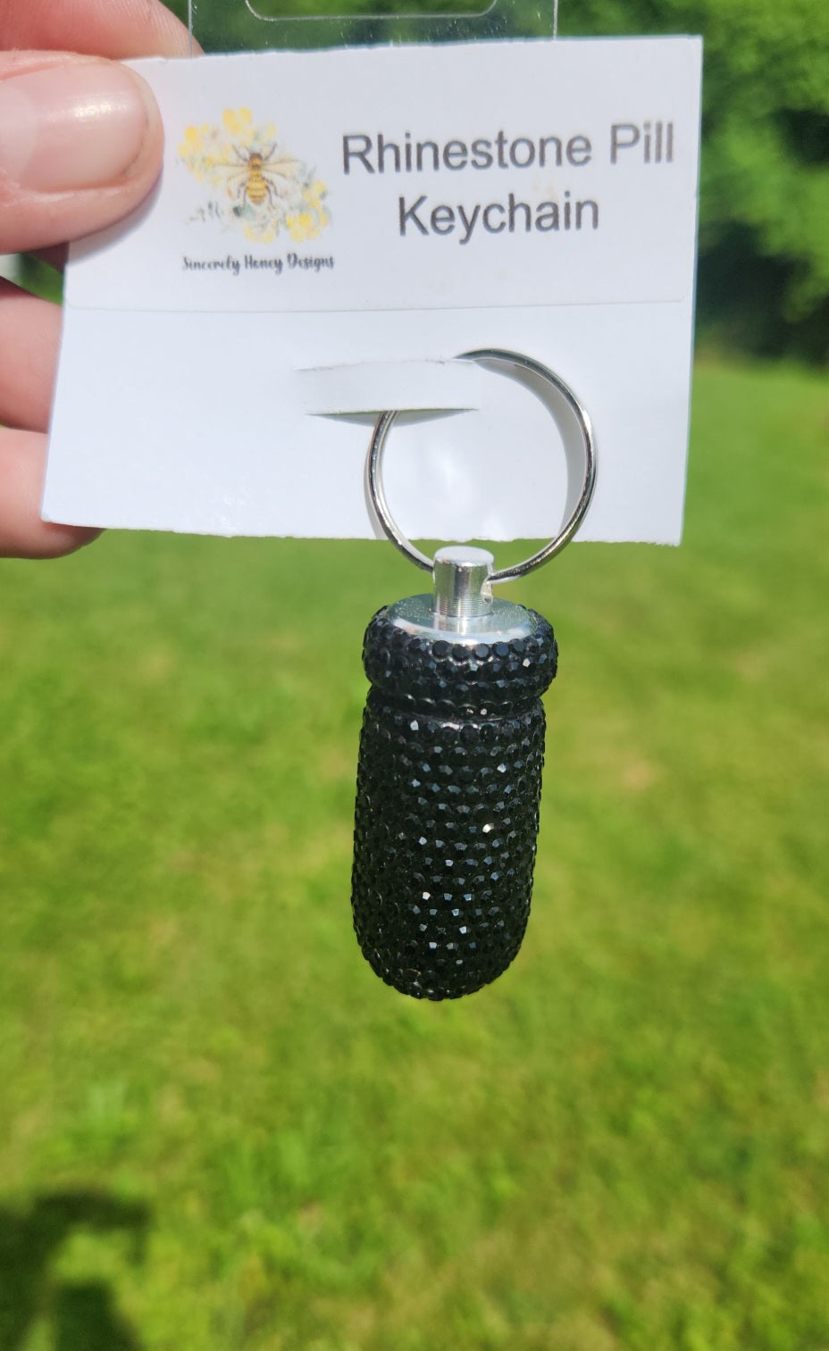Pill keychain