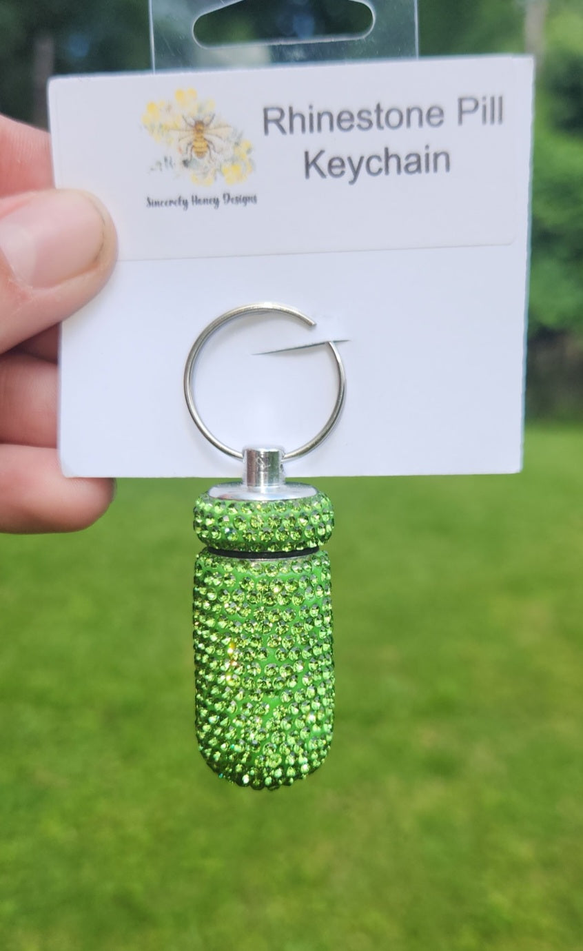 Pill keychain
