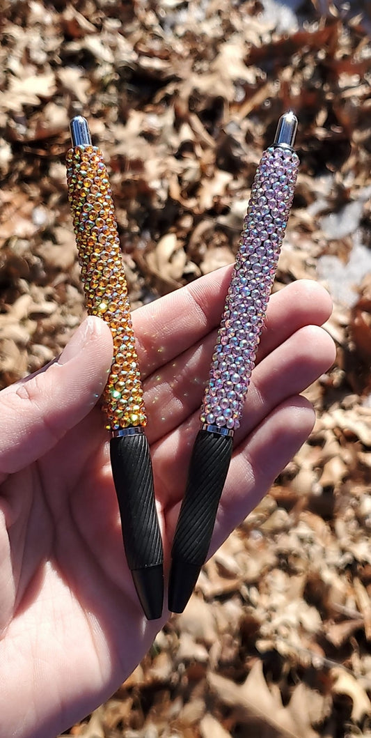 Rhinestone Pen with Grip